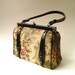 R e s e r v e d..............................vintage Floral Tapestry Fabric Handbag