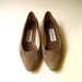R e s e r v e d.................................80s vintage Evan Picone Mocha Suede Pumps