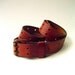 70s vintage Rustic Brown Harness Leather Belt with Two Prong Buckle