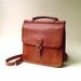 vintage Hunt Club Russet Brown Leather Station Bag