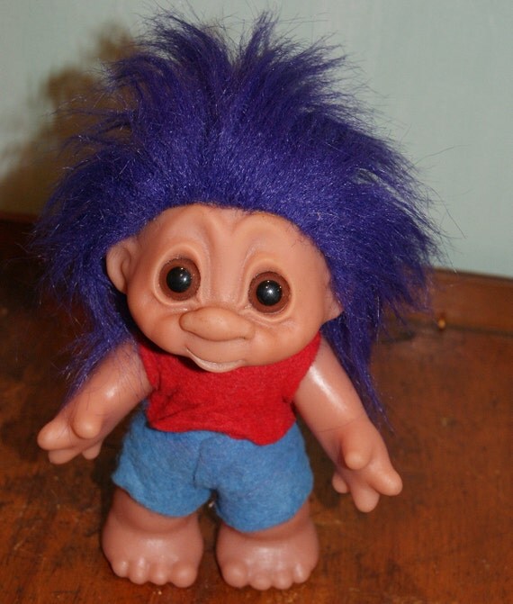 SALE Vintage Dam Large Troll 1980 by EndlessTreasuresNJ on Etsy