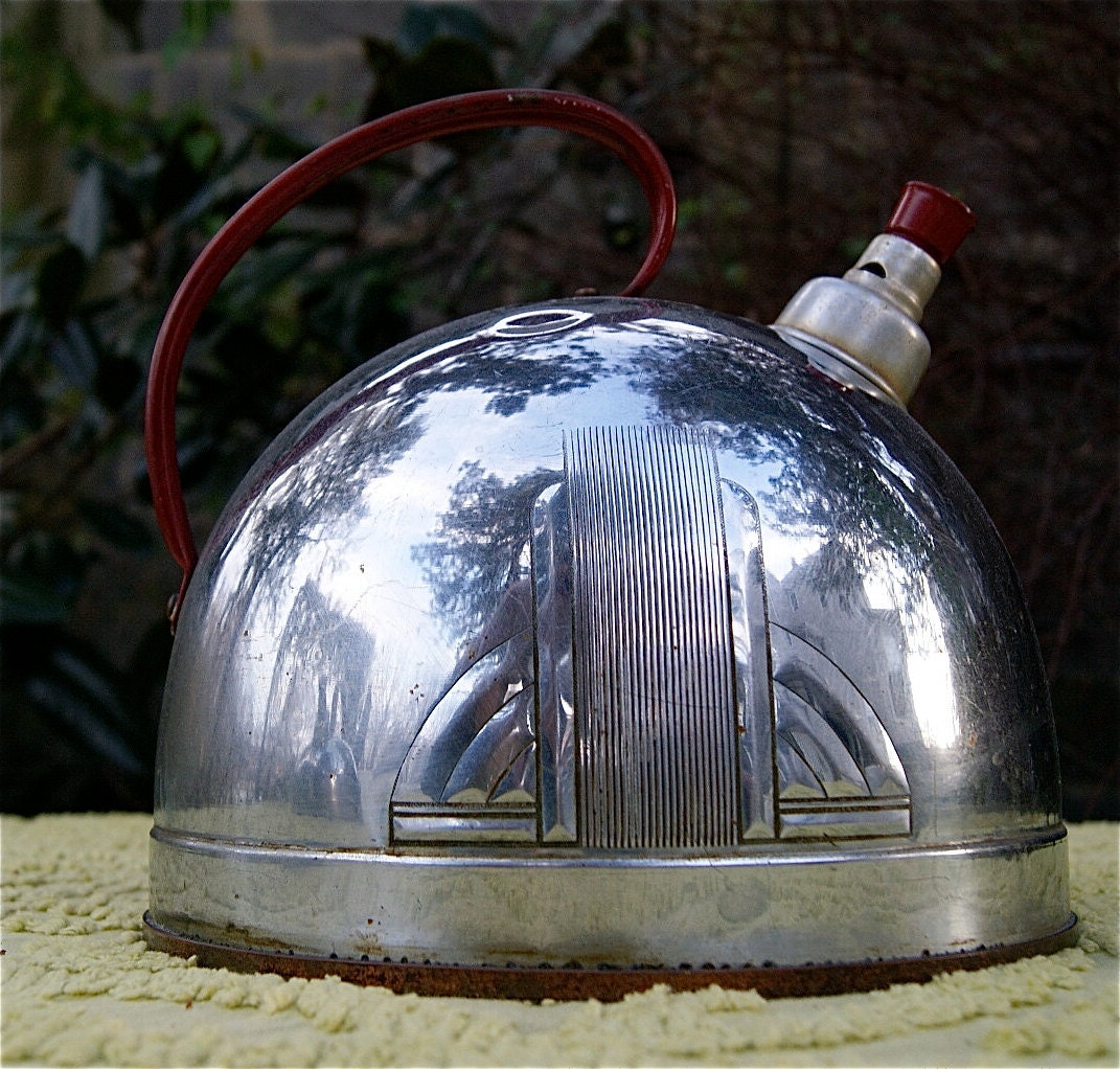 Mid Century Art Deco Tea Kettle