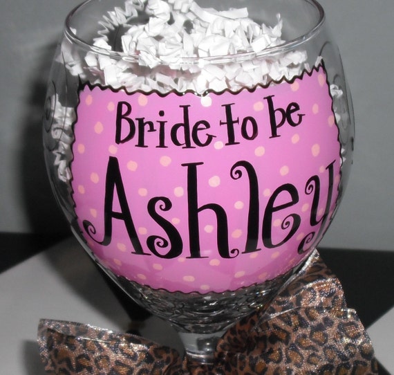 Items Similar To Bride To Be Hand Painted Wine Glass On Etsy   Il 570xN.179546465 