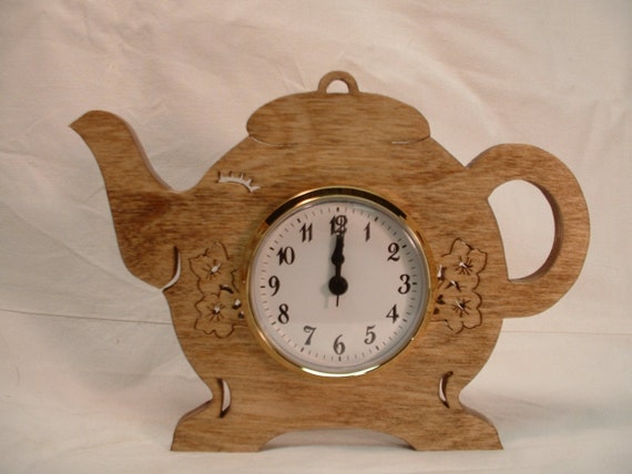 teapot kitchen wall clock