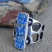 Portugal Delft Blue Antique Border Tile Replica Ring size S (see photo of actual mural)