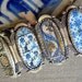 Portugal Cuff Bracelet with Antique Tile Replicas- Chunky--North Portugal