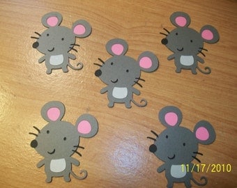Mice die cuts - set of 5
