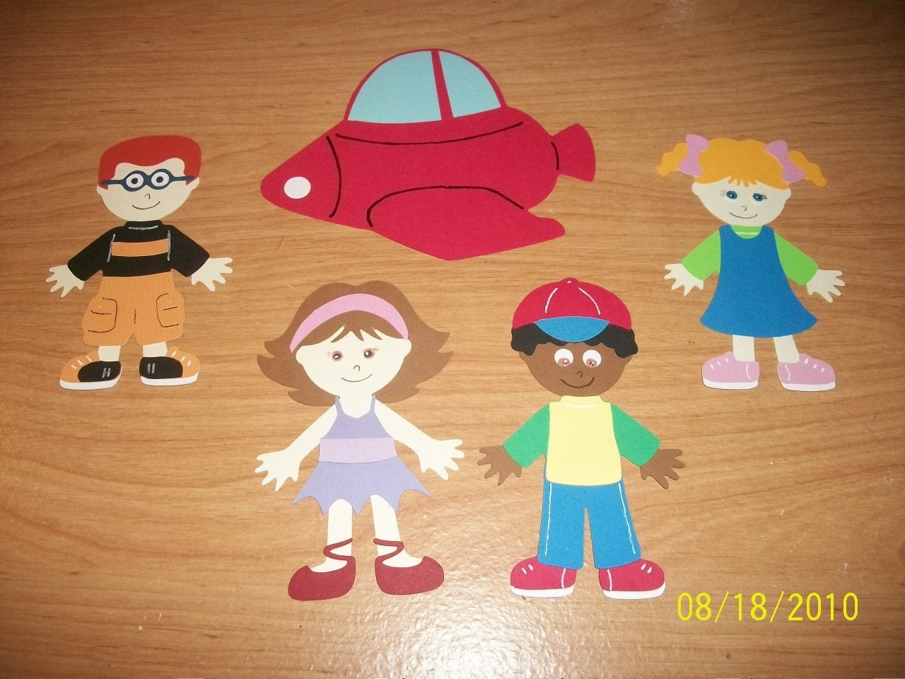 Little Einstein paper doll die cut set