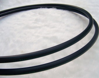 Budget Naked/Untaped 1/2" 125 psi Advanced MINI TWINS Set - Poi Hooping/Isolation Work. FREE Sanding Upon Request.