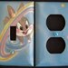 Single Light Switch Plate Cover and Single Outlet Plate Cover Baby Looney Tunes Bugs Bunny