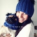 RESERVED for Cristen - Matching Dog and Human Hat Set