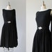 Reserved 1960s Dress / 60s Little Black Dress/ I Dare You
