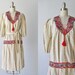 1970s Dress / Bohemian Dress / Skirt and Blouse Set / Free Spirit