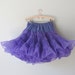 vintage Crinoline / Petticoat / Soda Pop Purple