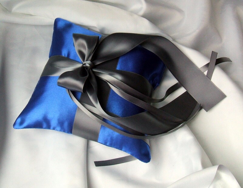 Romantic Satin Ring Bearer Pillow...You Choose the