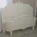 Shabby White FULL Size Bed Frame - Chic