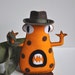 Monster Plush - The Bad Mood Eating Monsters - ''Dr. Jones'' hand sewn felt - AS Seen In Stuffed Magazine - OOAK