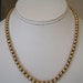Vintage Binder Brothers Necklace Graduated Bead 12K Gold Filled Signed 1940s 17 Inch