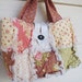 Purse, Little Girl Rag Quilt Tote, Fresh Cotton, all natural, fresh modern handmade children, READY TO SHIP