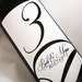 Table Number Wine Labels...1-12 b/o for xykiwi...Customize your Colors...Classic Swirl