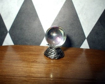 Gothic Fairy Witch Wizard Magic Crystalball dollhouse miniature