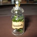 Witch Wizard Gothic Hemlock dollhouse miniature Spell bottle halloween