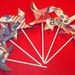 Red, White and Blue Patriotic Pinwheels - Americana Collection (6)