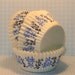 Blue Danish Floral Cupcake Liners (50 Qty)