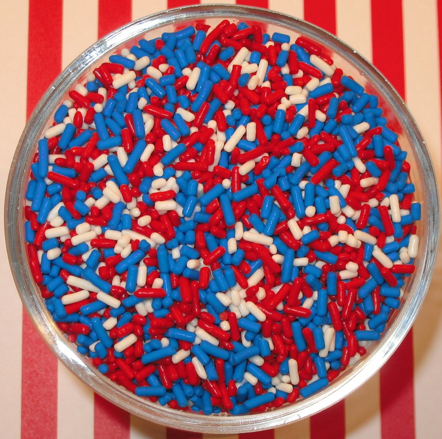 Patriotic Jimmie Sprinkles 4 oz by sweettreatssupplies on Etsy