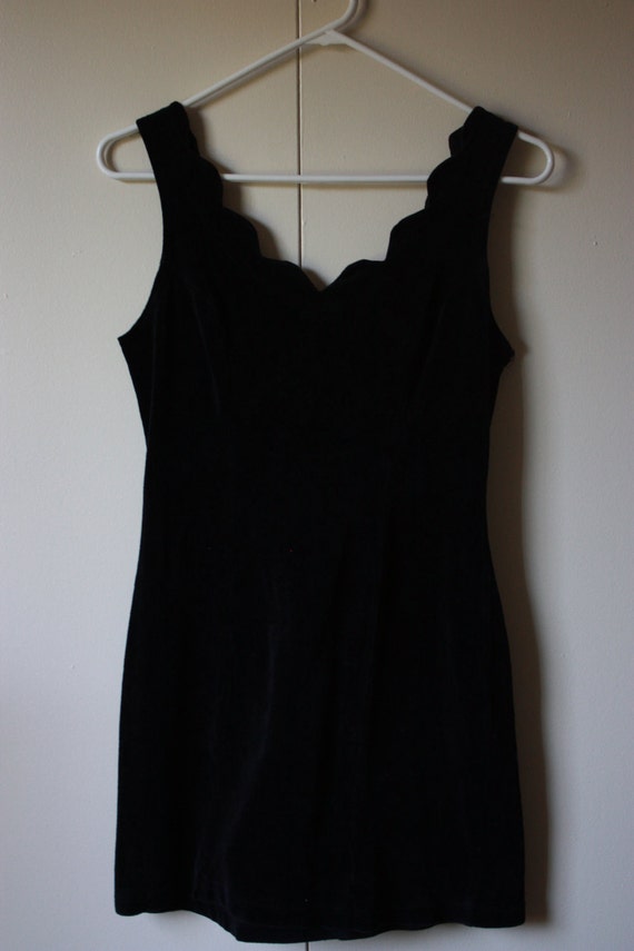 Kelly Bundy Black Velvet mini dress S-M by TheNightMagic on Etsy