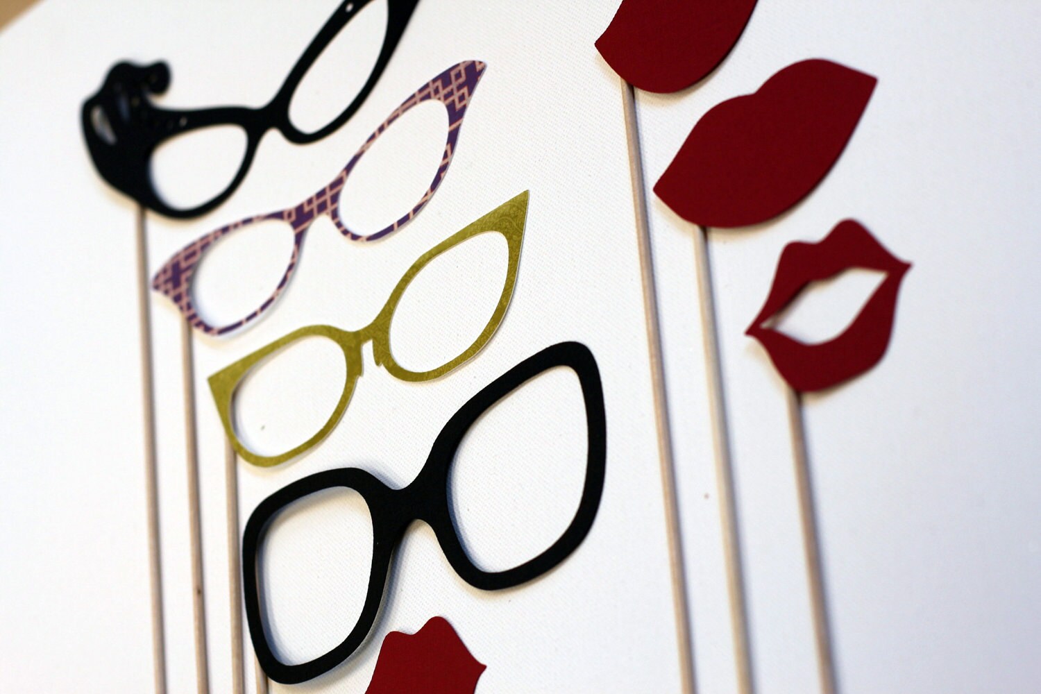 Photobooth Props Photo Prop Man Men Inspired Lips and