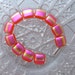 Dichroic Fused Glass Bracelet, Dichroic Glass Jewelry, Dichroic Bracelet, Rainbow Bracelet X3845