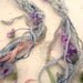 rustic and soft handknit dream fairy scarf/lariat