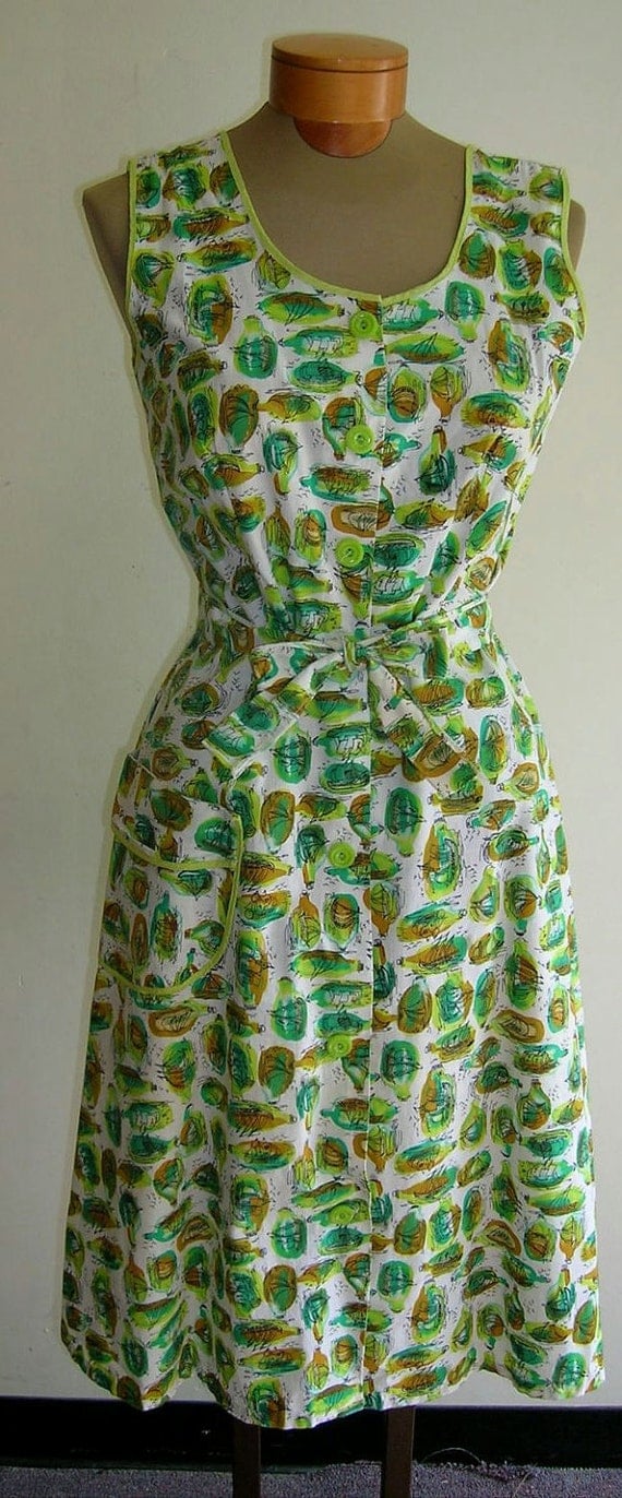 1950's Cotton house dress