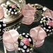 Black Lampwork Beaded Bracelet