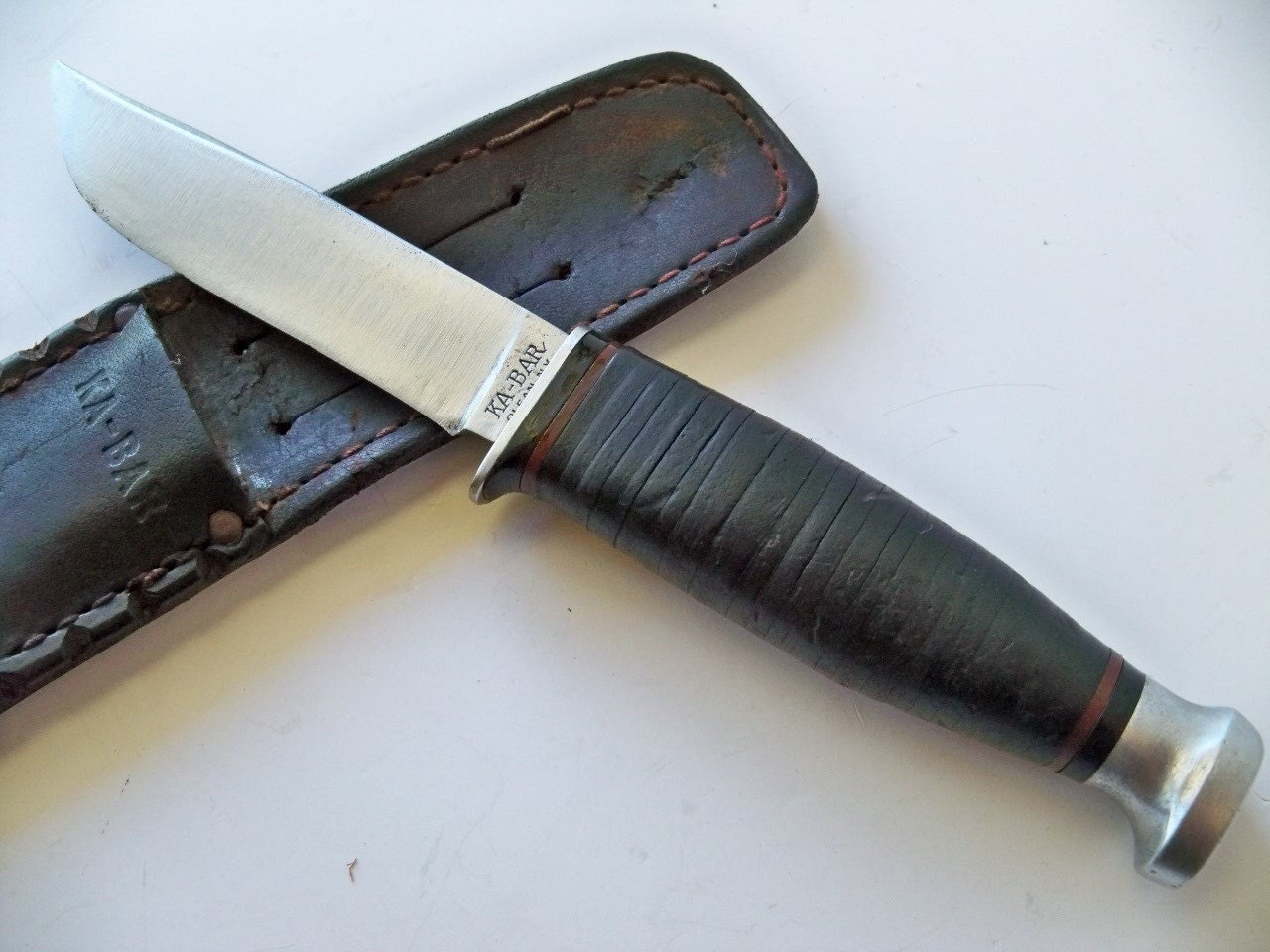 Vintage KABAR Hunting Knife KA BAR Collector MADE in by rekamepip