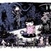Walking in a kind mushroom field print by Aya Kakeda