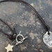 Fly me to the moon Horse Charm Leather Necklace