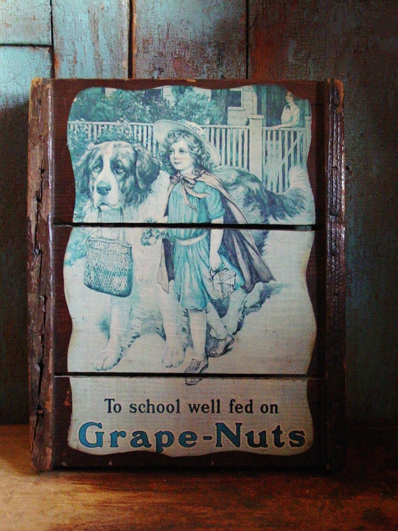 Primitive Old Wood Raisin Drying Rack Tray Grape Nuts Cereal