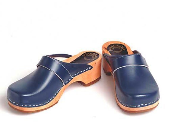ethics stylish blue rubber clogs for men's
