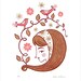 Spring is in the Hair - Limited Edition Gocco Screenprint