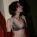 Custom Silver and Black Chainmail Bikini Top
