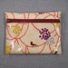 Waterproof Laminated Linen Pouch - Chandelier Birds