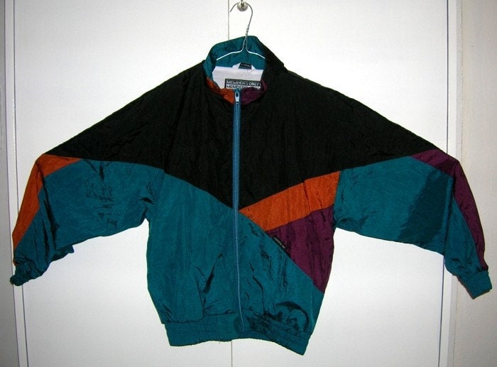 vintage 80's MEMBERS ONLY WINDBREAKER JACKET by weltenbuerger