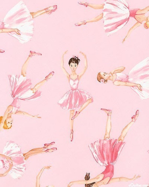 Timeless Treasures Ballerina Pink 1 yard Fabric