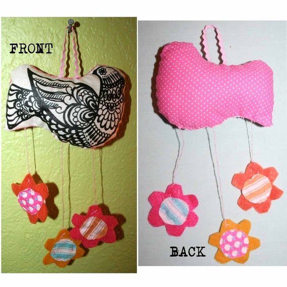 Items similar to DIY CRAFT KIT hanging stuffed partridge bird art