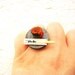 Kawaii Sushi  Ring  Tobiko Miniature Food Jewelry