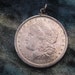 Coin - Morgan Dollar - 1890 S - Silver Dollar - Eagle - Coin Bezel - Pendent - American -Unisex Jewelry - United States - Coin Silver
