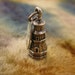 Charm - Sterling Silver - Mackinac Island Charm - Michigan Souvenir Charm - Vintage Lighthouse Charm - Travelers Charm