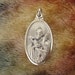 Pendant - Sterling Silver - St Francis Xavier Charm - Roman Catholic Missionary - Saint Francis Xavier Medallion - Signed Creed